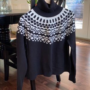 1901 Fair Isle turtleneck sweater